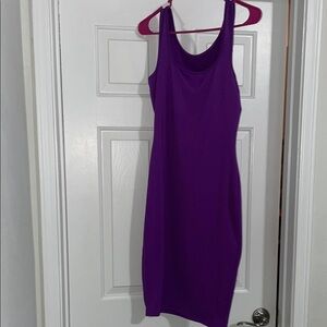 Purple Sleeveless Dress